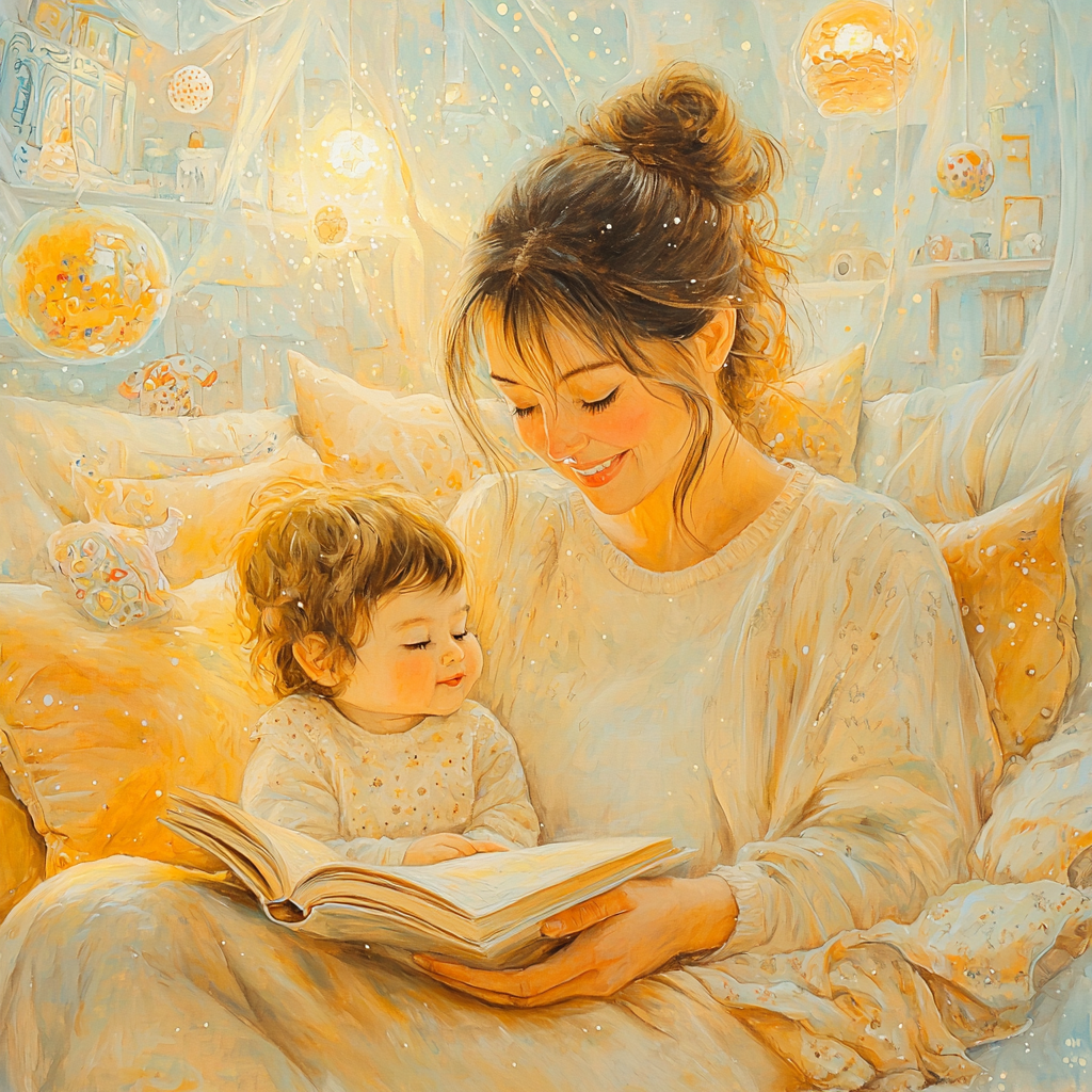 Joyful Moments Of Motherhood Paint By Color