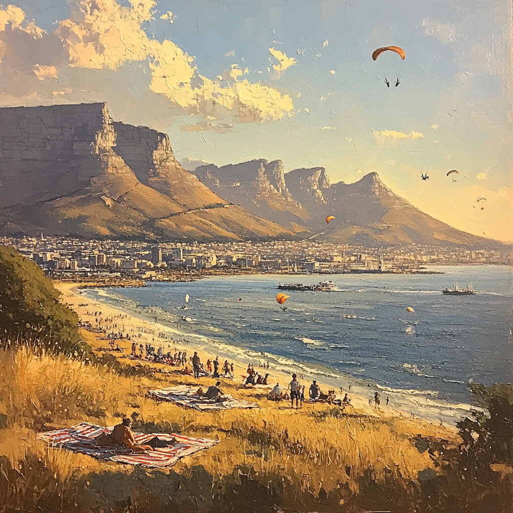 Table Mountain View From Signal Hill Cape Town South Africa Paint by numbers art