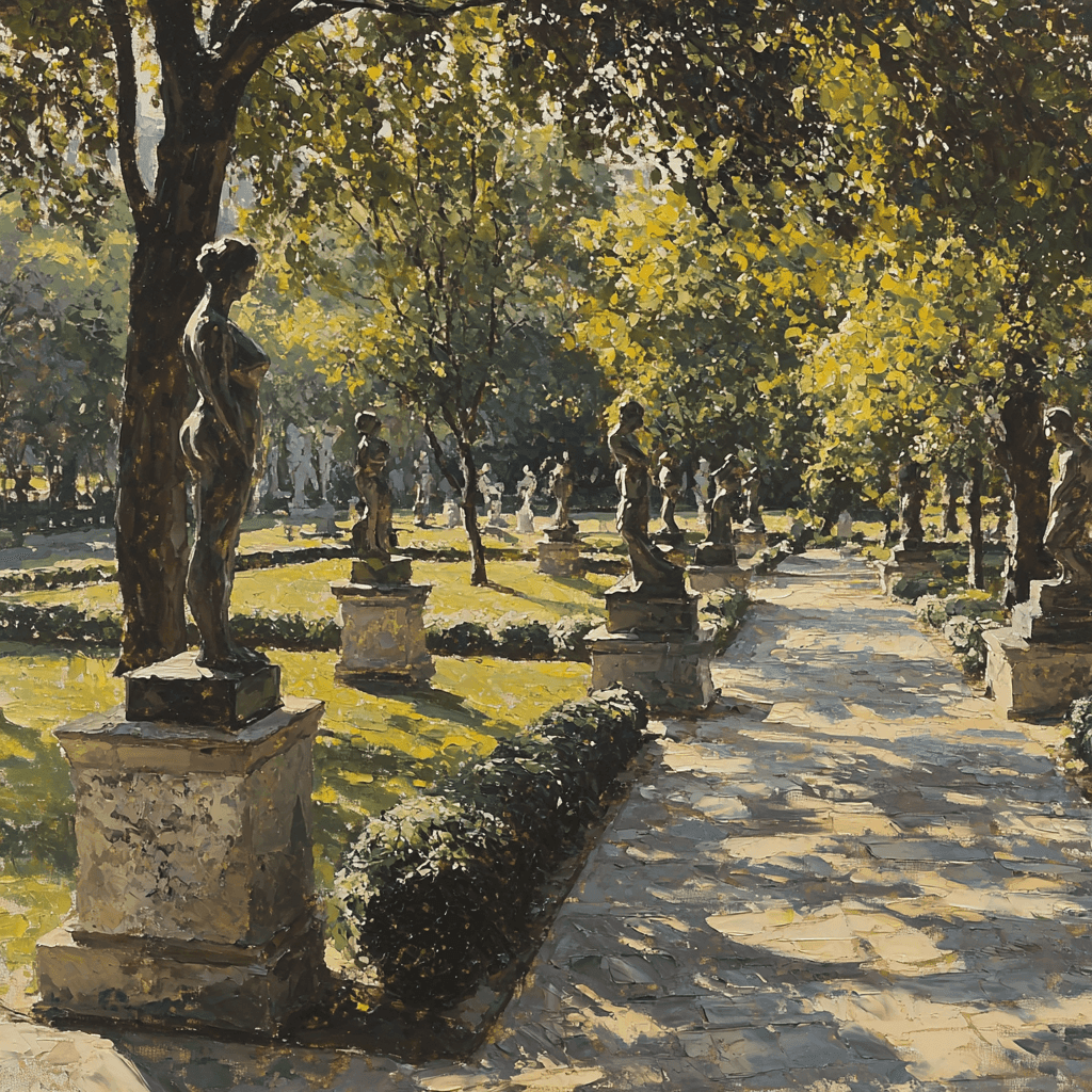 Oslo's Vigeland Sculpture Park Numbered Painting Kits