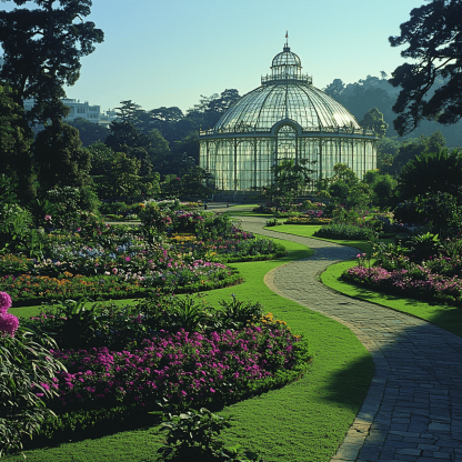 Lalbagh Botanical Garden - Bangalore Paint By Color