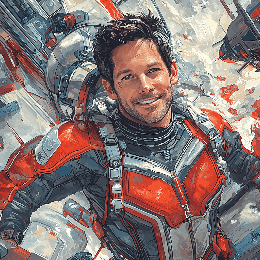 Paul Rudd: The Ageless Charm Of Ant-Man Paint By Number