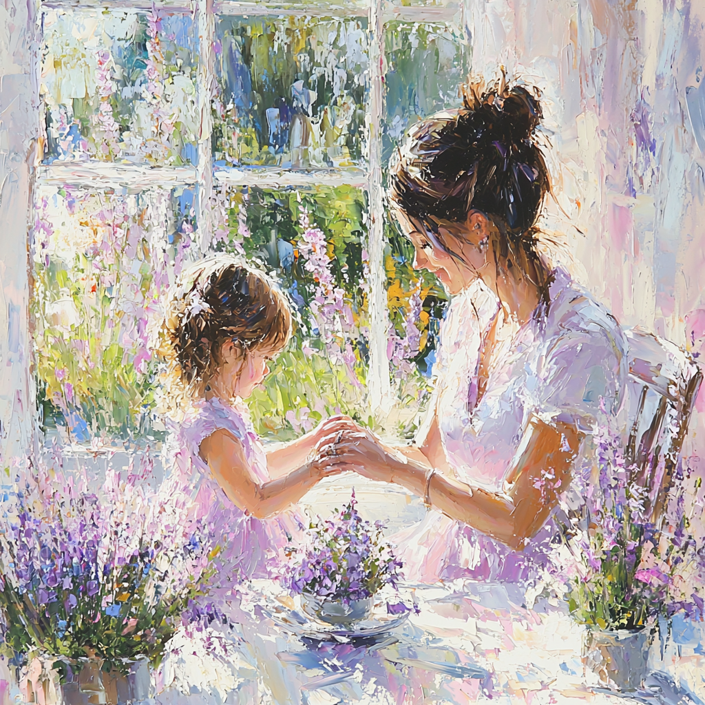 Pastel Hues Of Love Painting By Numbers Kit