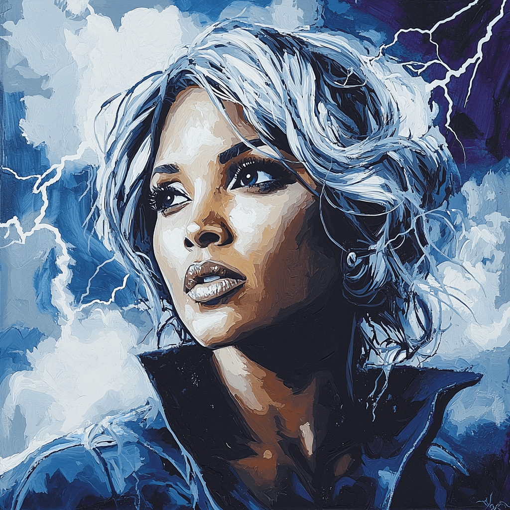 Halle Berry: Storm's Gale Of Electrifying Talent Painting By Numbers Kit