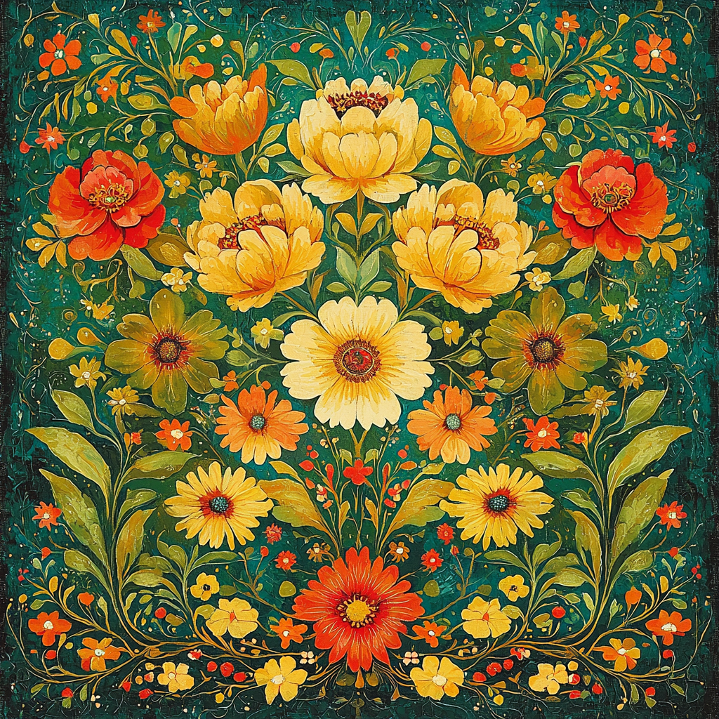 Frida Kahlo Inspired Vibrant Elements Painting Number Kit