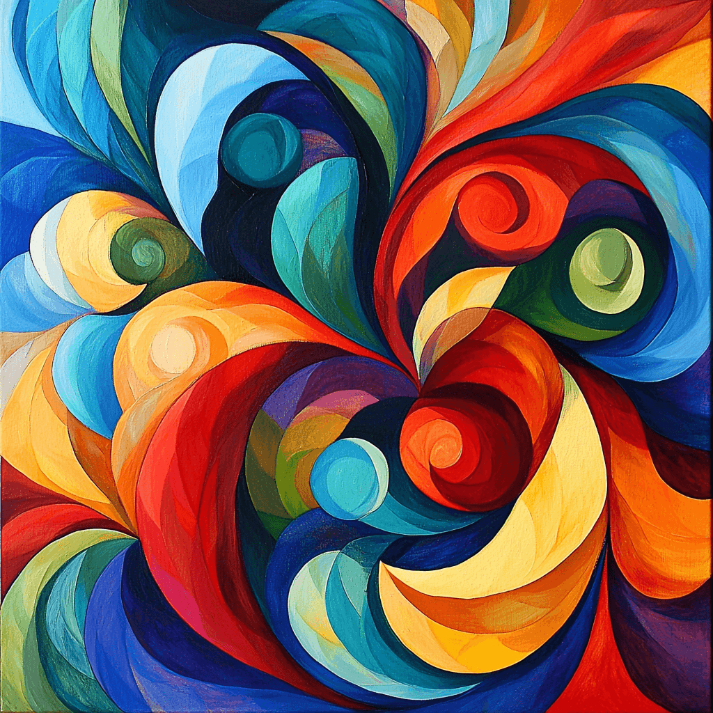 Paul Cézanne Inspired Fluid Emotions Paint By Numbers