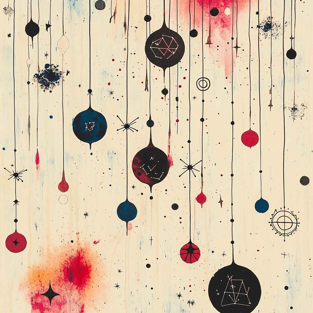 Joan Miró Inspired Orbital Garden Of Signs painting number kit