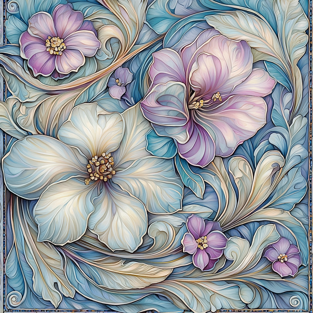 Alphonse Mucha Inspired Echoes Of Elegance Paint By Numbers Kits