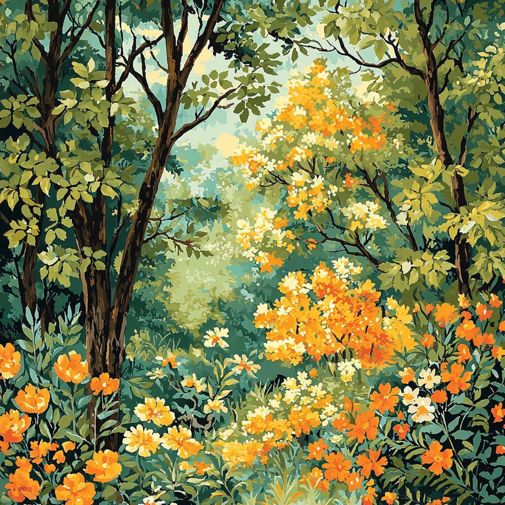 Frida Kahlo Inspired Resilience In Nature Number Painting