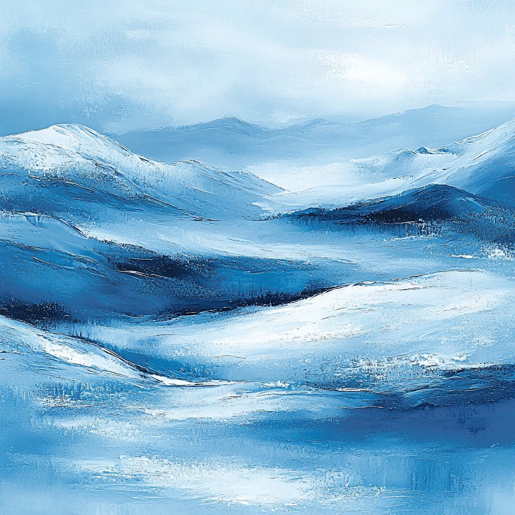 Paul Cézanne Inspired Impressions Of Winter Paint By Numbers