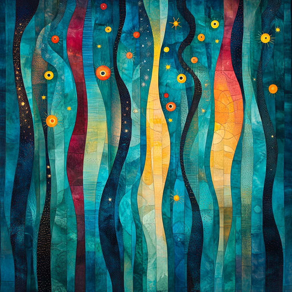 Joan Miró Inspired Aurora Rhythm Painting by numbers kit