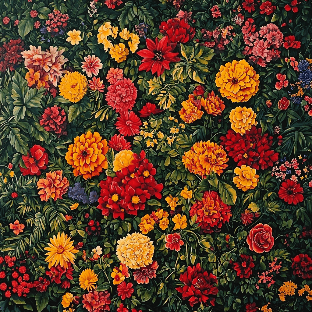 Frida Kahlo Inspired Garden Of Emotions Paint By Numbers Kits