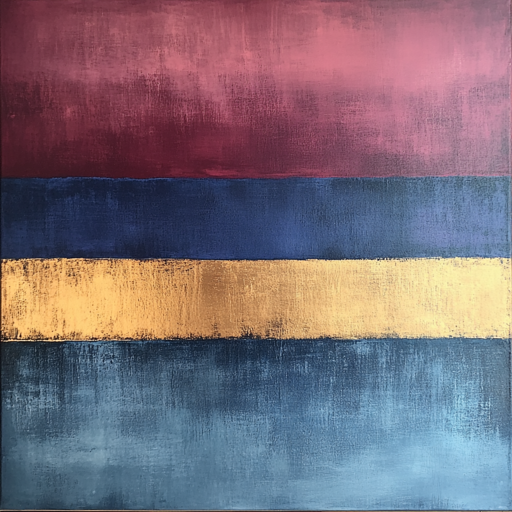 Rothko Inspired Meditative Color Field Paint by numbers kits