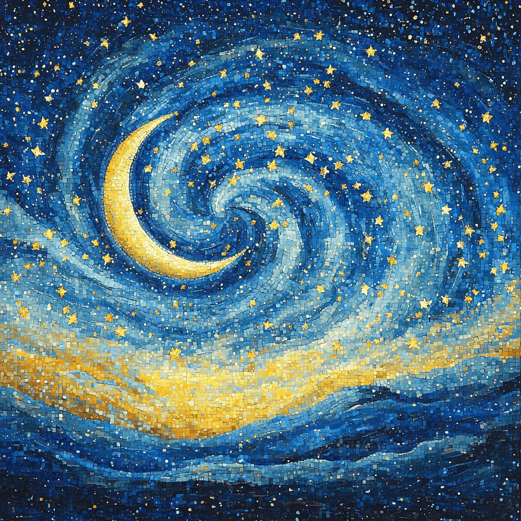 Vincent Van Gogh Inspired Quiet Night Under The Stars Paint By Numbers Kits