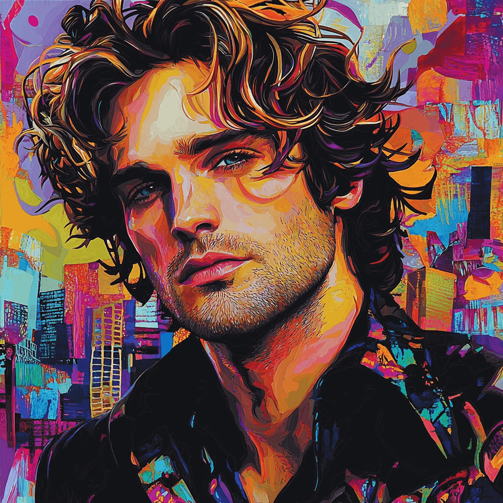 Robert Pattinson: The Intriguing Transformation Of A Star Painting Number Kit