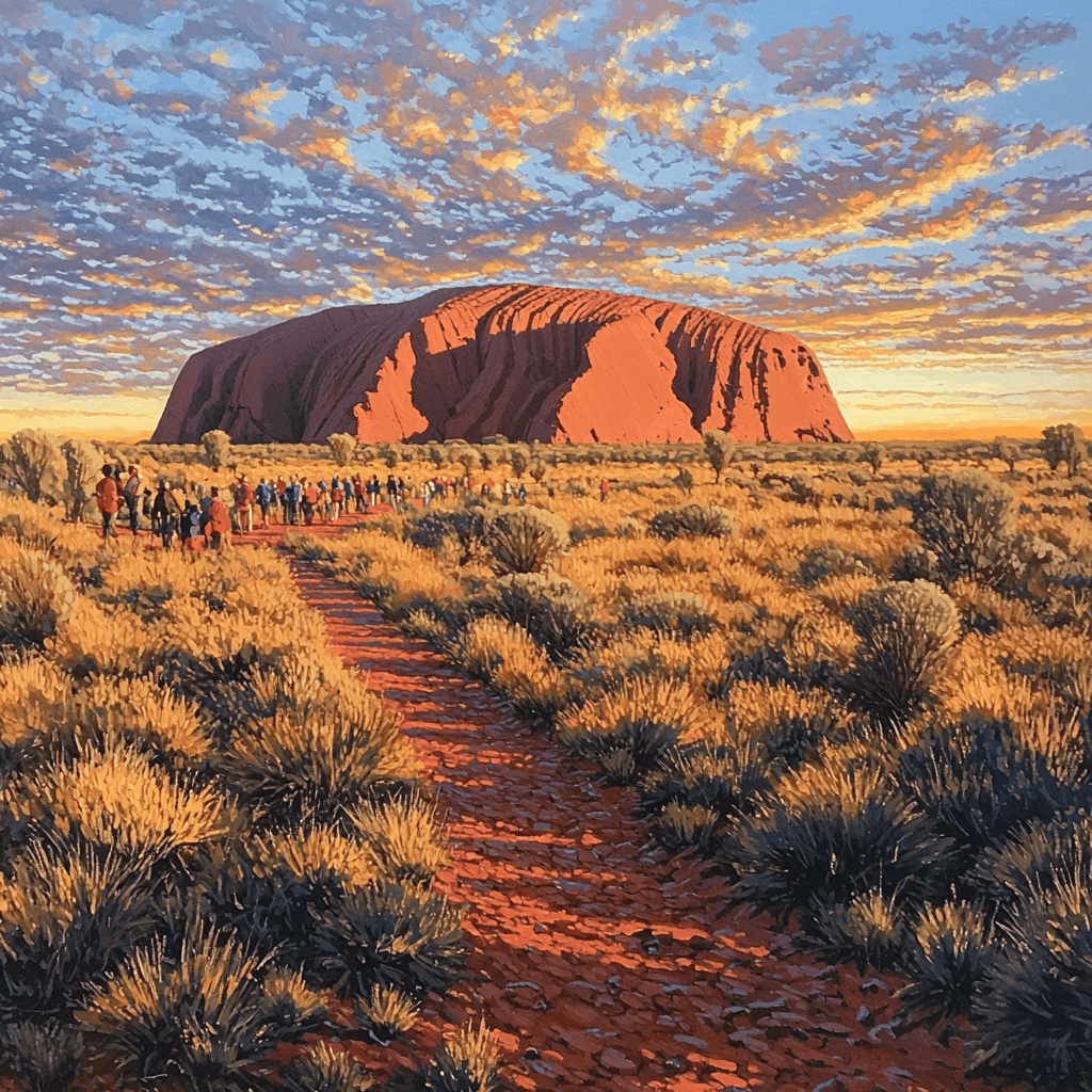 Uluru (Ayers Rock) DIY Paint By Numbers
