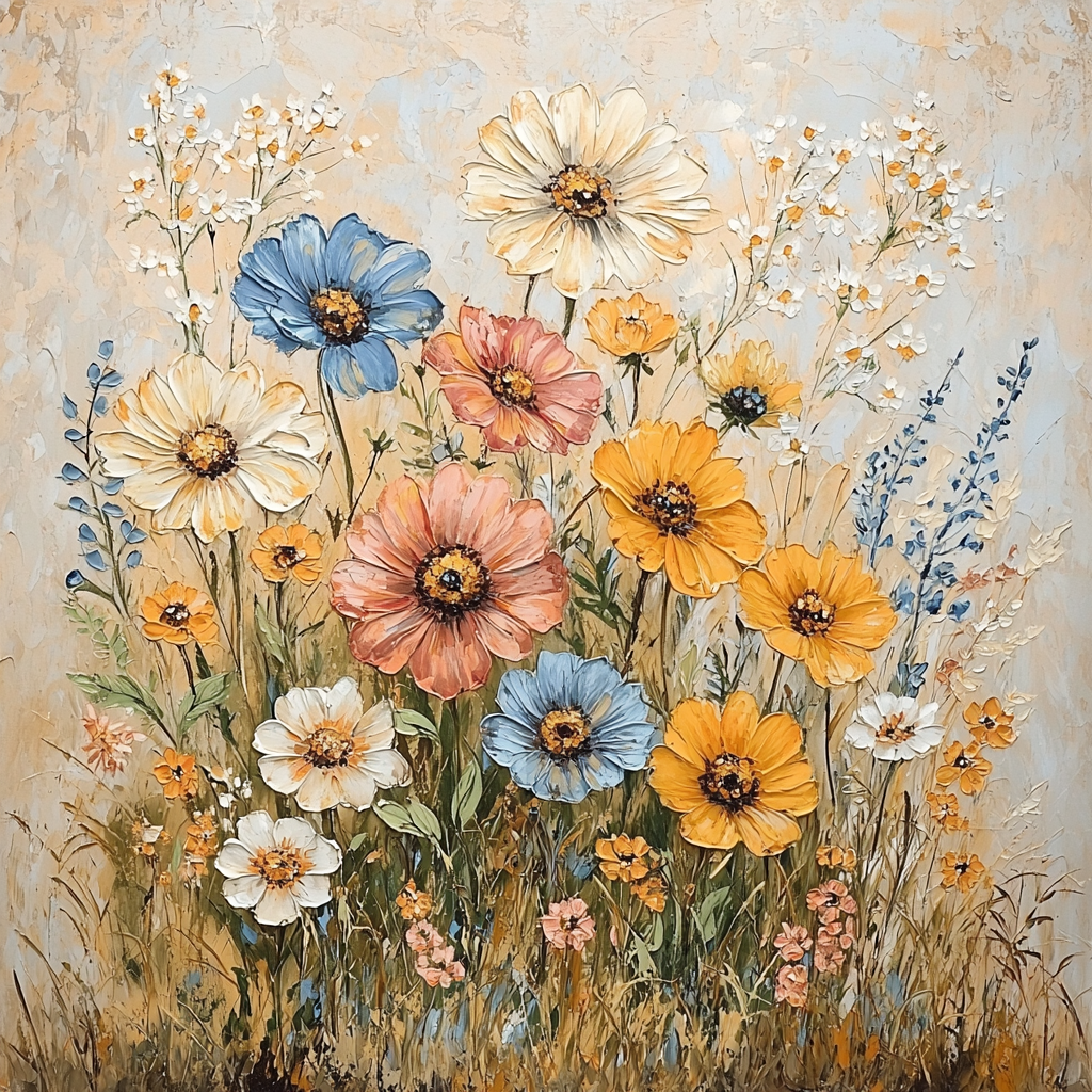 Leonardo Da Vinci Inspired A Dance Of Blossoms Paint By Number