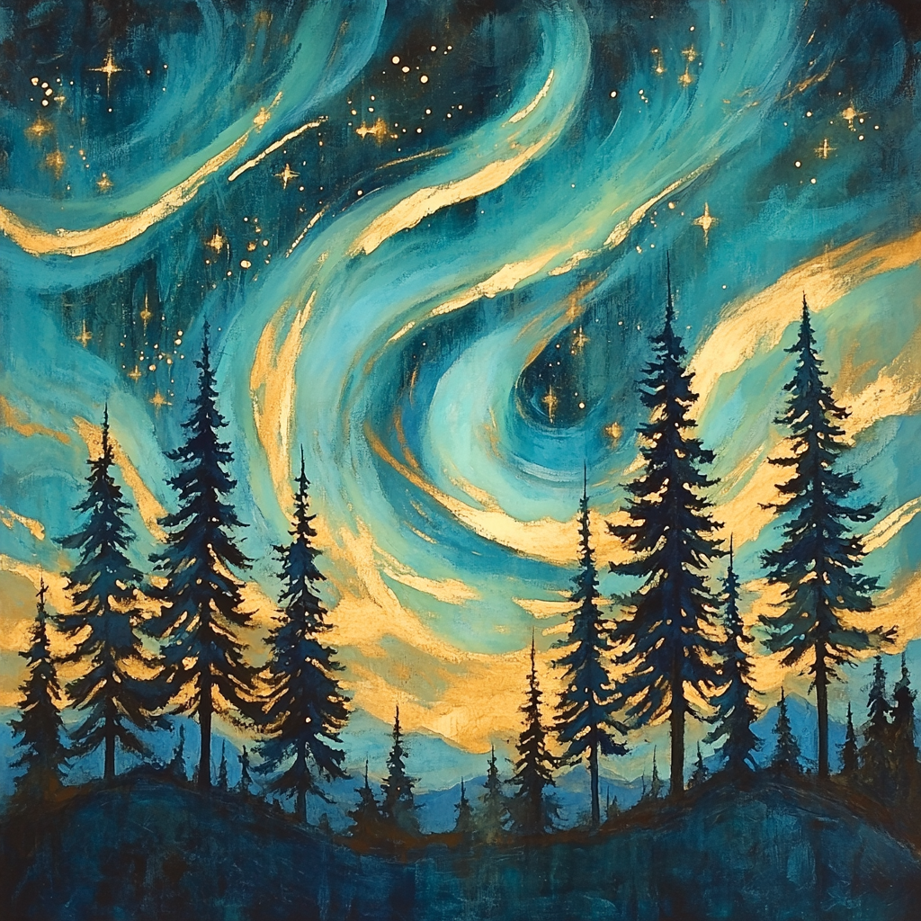 Edgar Degas Inspired Aurora Pines Numbered painting kits