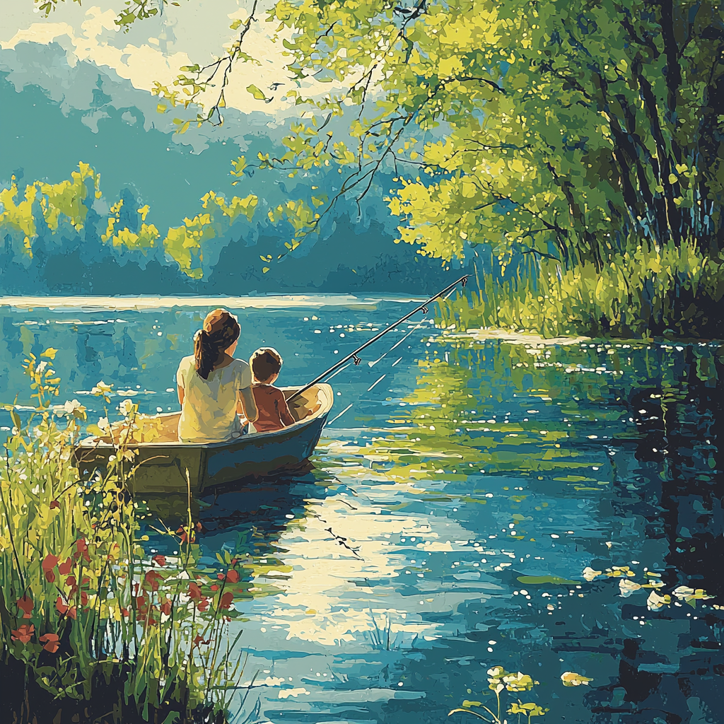 Fishing For Fun Paint By Numbers Kits