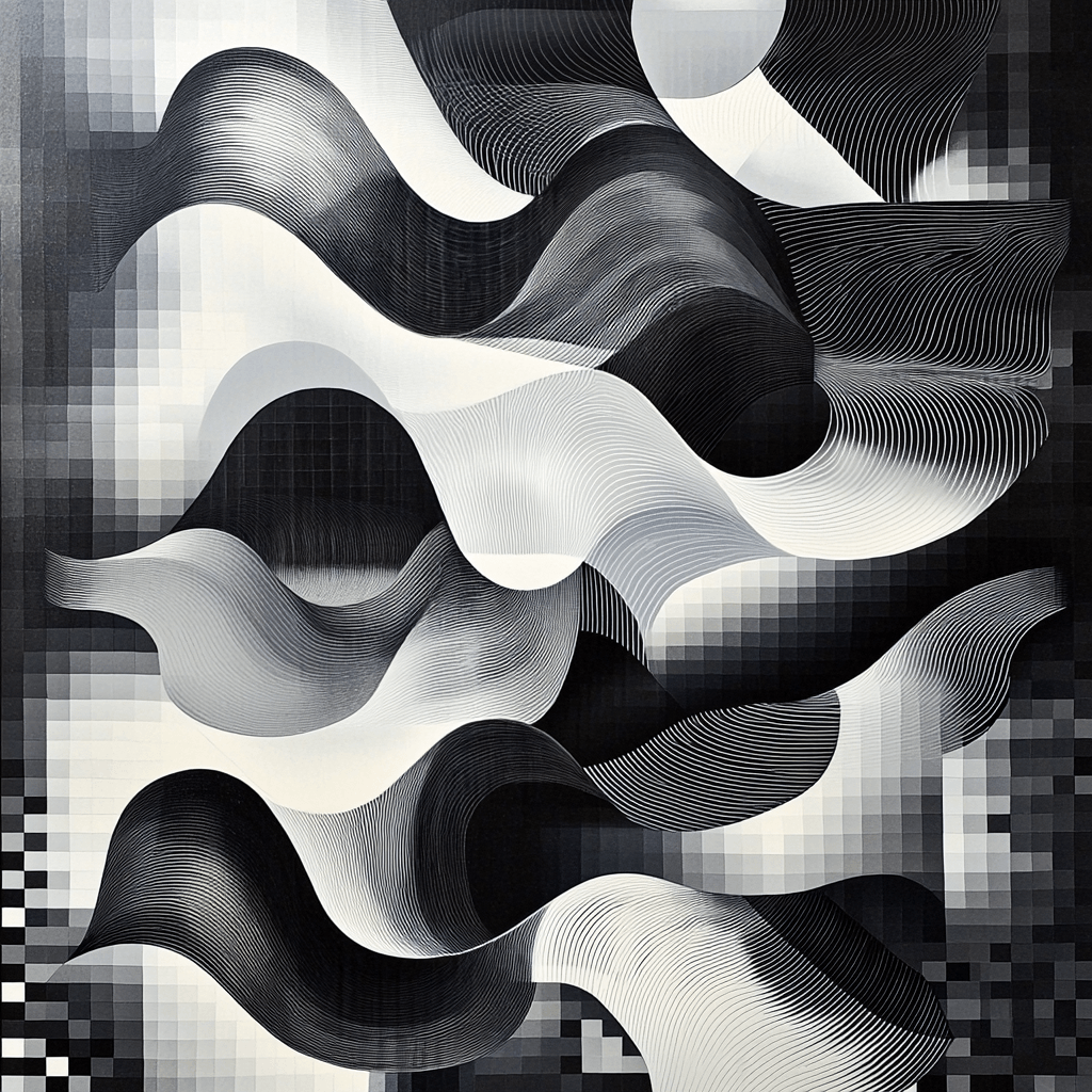 M.C. Escher Inspired Metamorphic Patterns Paint By Numbers Kits