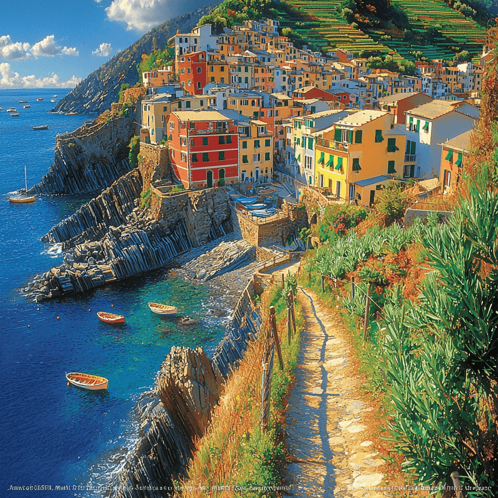 Cinque Terre - Liguria Paint By Numbers