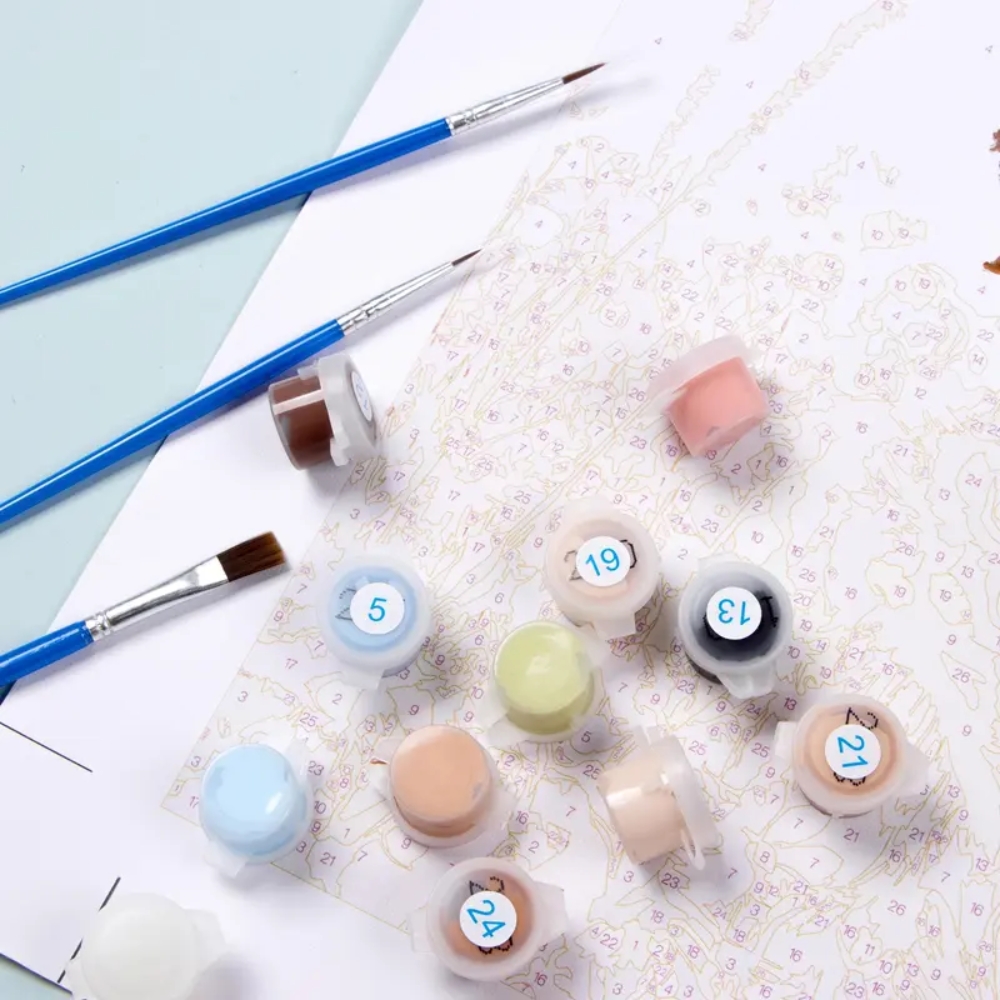 Custom paint | Paint by number kit | Paint kit adult | Diy | Gift for Her | for Him Gift for Loss of Loved One