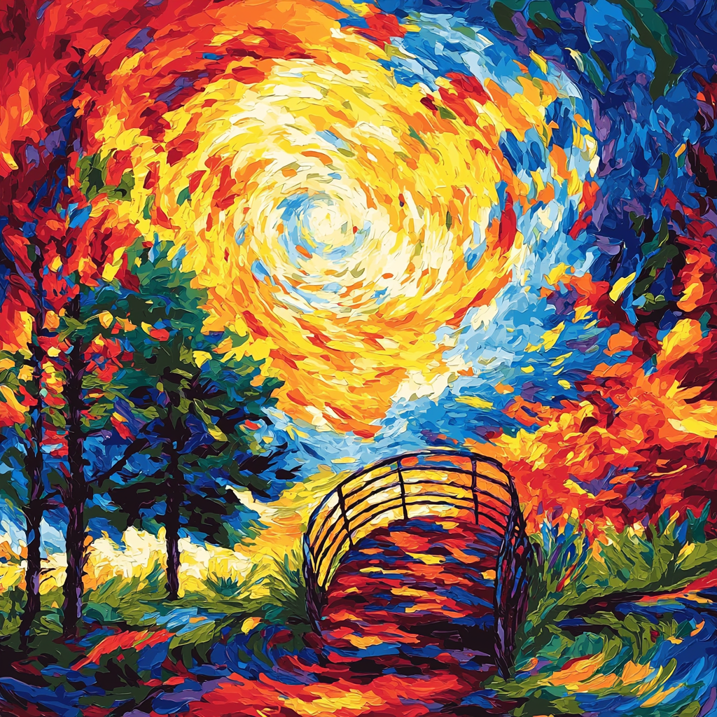 Paul Cézanne Inspired Vivid Symphony DIY Paint By Numbers