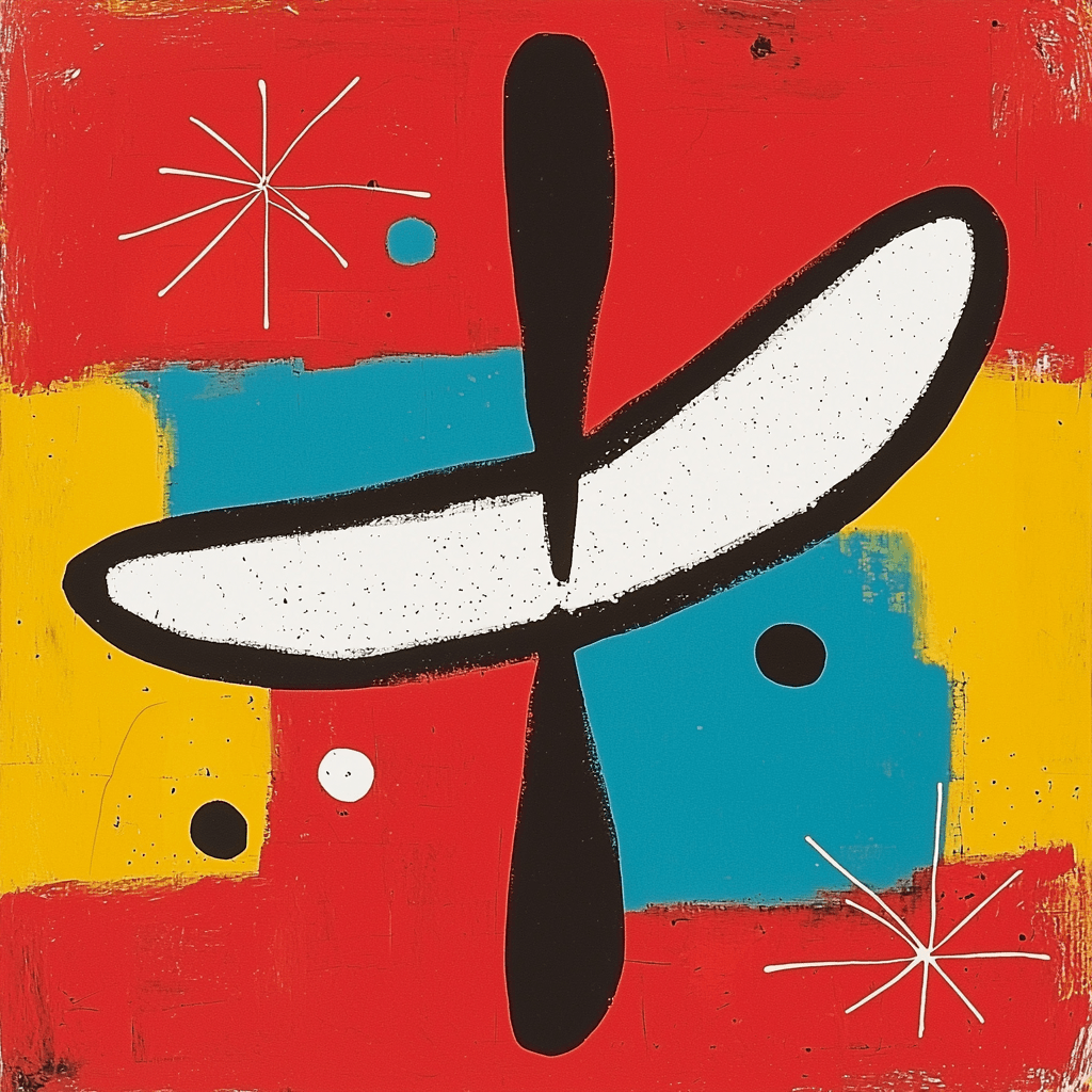 Joan Miró Inspired Eternal Play Painting Number Kit