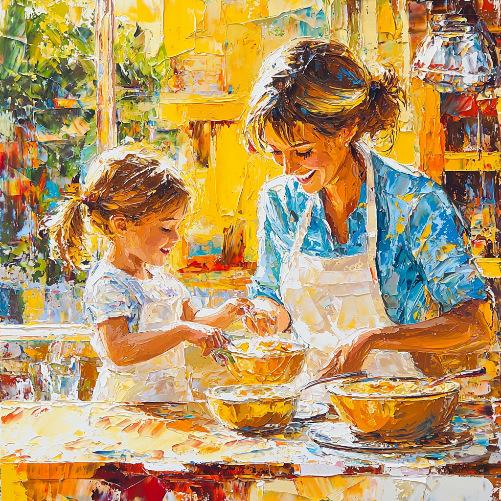 Mom's Kitchen Numbered Painting Kits