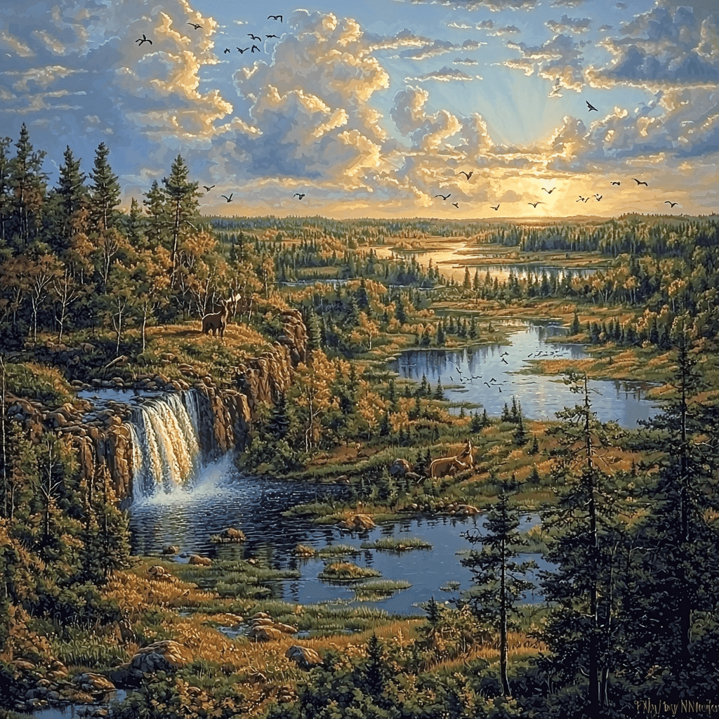 Lahemaa National Park - Estonia Painting Number Kit