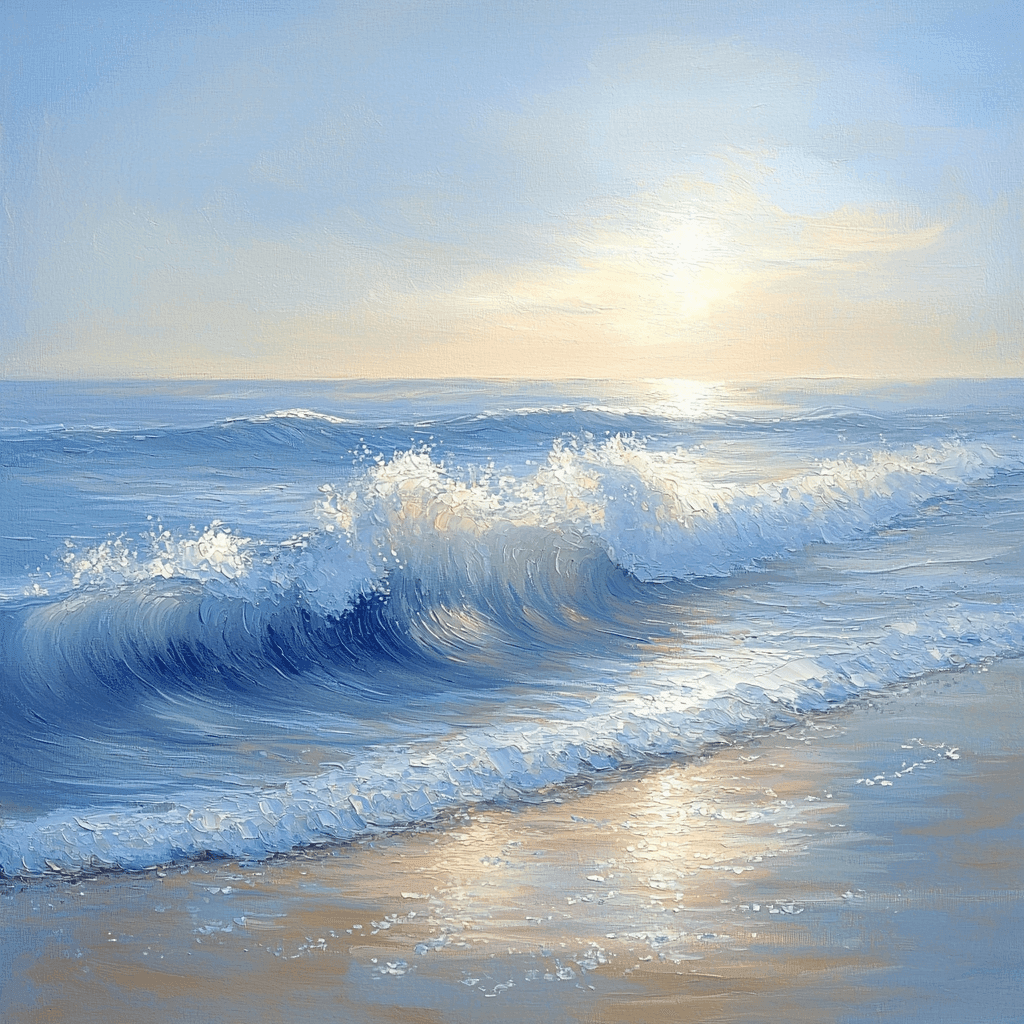 J.M.W. Turner Inspired Ocean Breeze Reflections Paint By Numbers