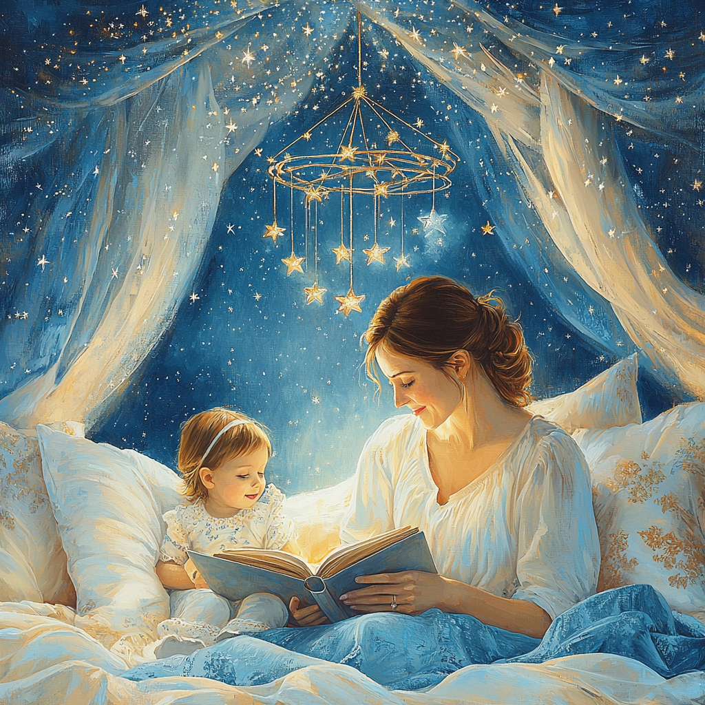 Starlit Bedtime Stories DIY Paint By Numbers