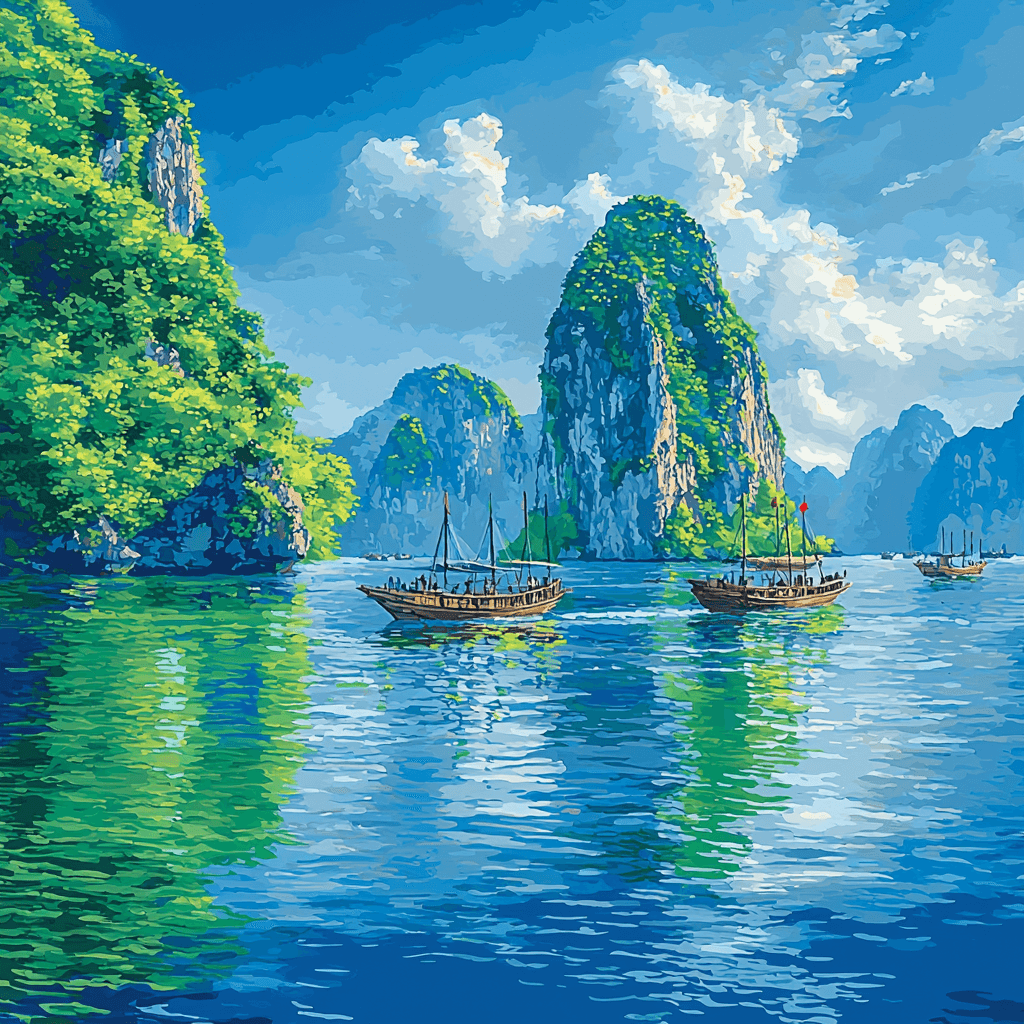 Halong Bay - Vietnam Number Painting