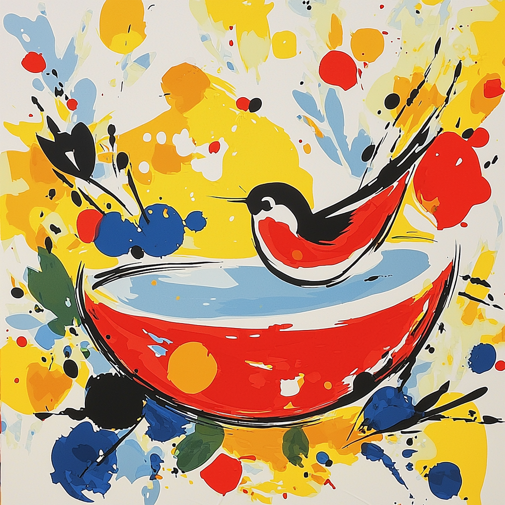 Joan Miró Inspired Radiance Of Colors Paint By Numbers Art