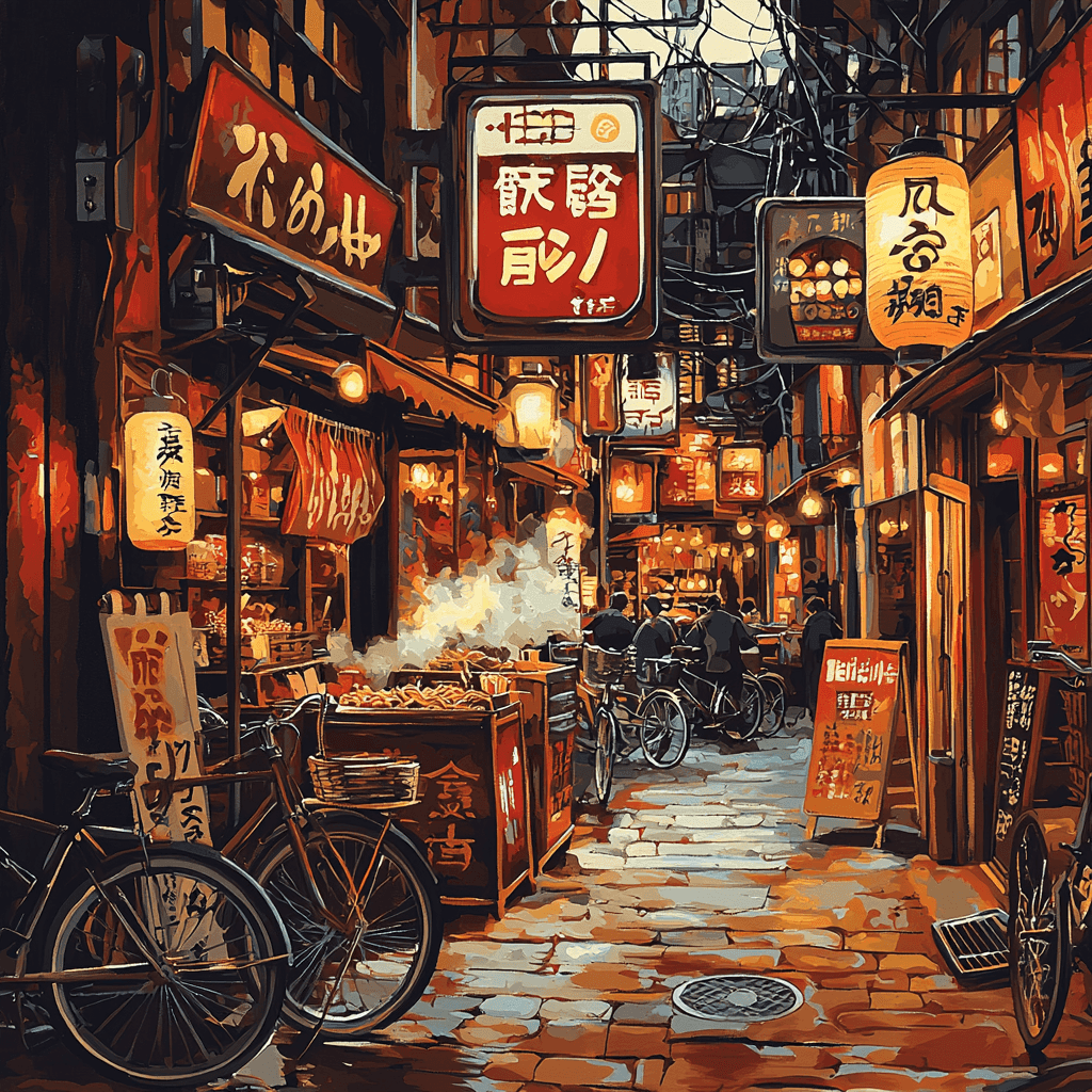 Yokohama Ramen Museum - Yokohama Painting Number Kit