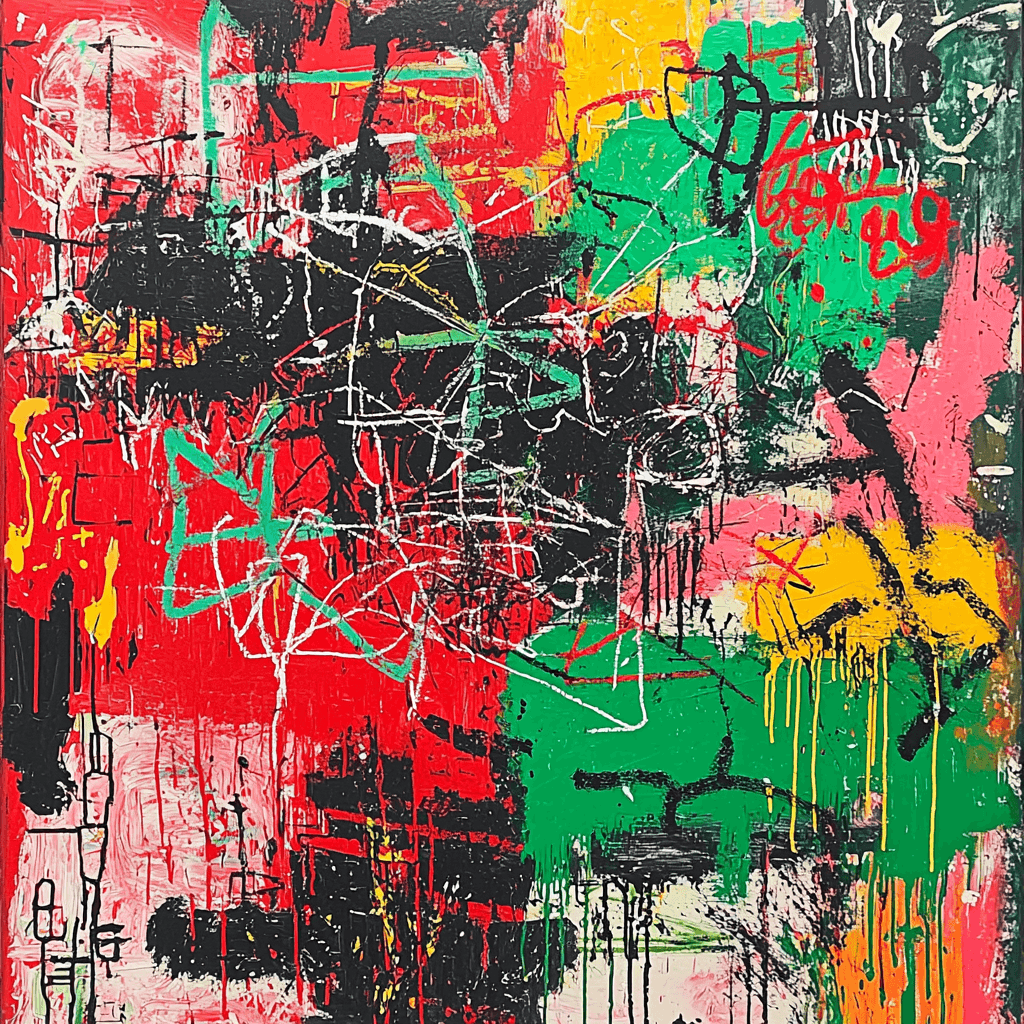 Jean-Michel Basquiat Inspired Roots Of Expression Paint By Color