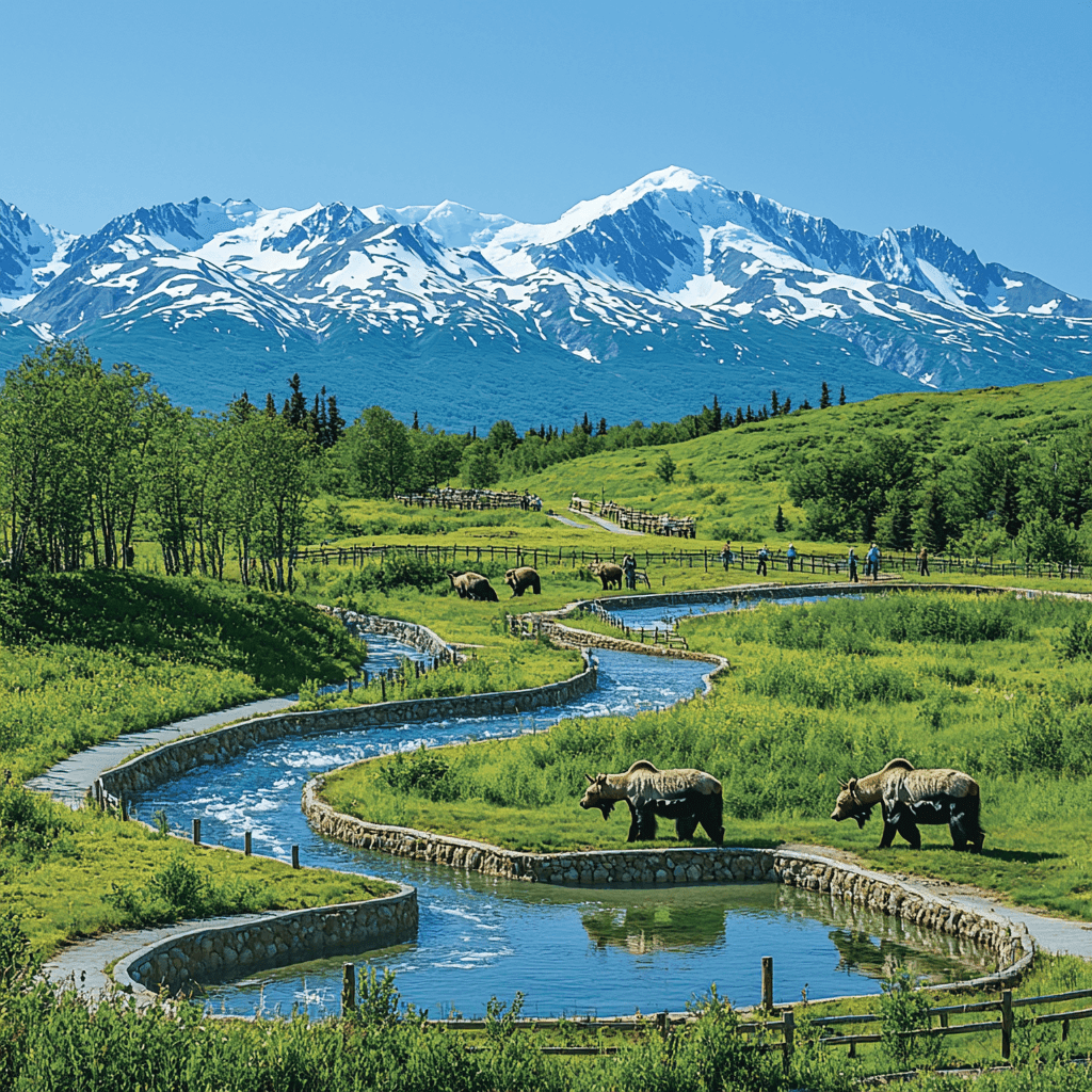 Alaskan Wildlife Conservation Center Paint By Number