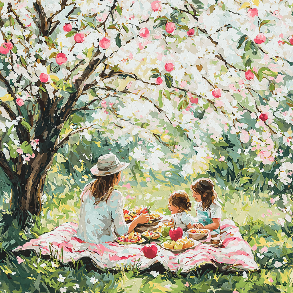 Springtime Picnic Bliss Numbered Painting Kits