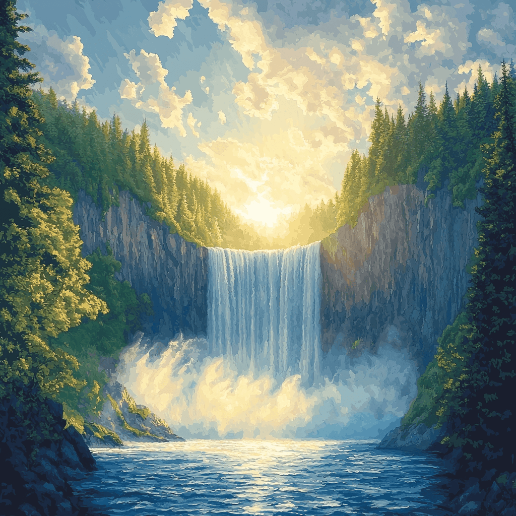 Victoria Falls - Zambia And Zimbabwe Paint By Numbers