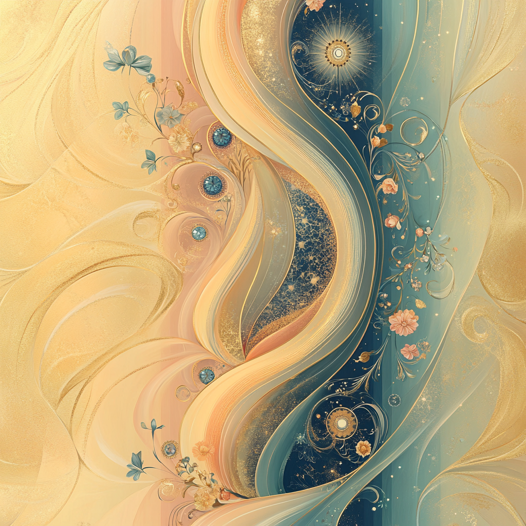 Alphonse Mucha Inspired Aurora Of Time paint by number