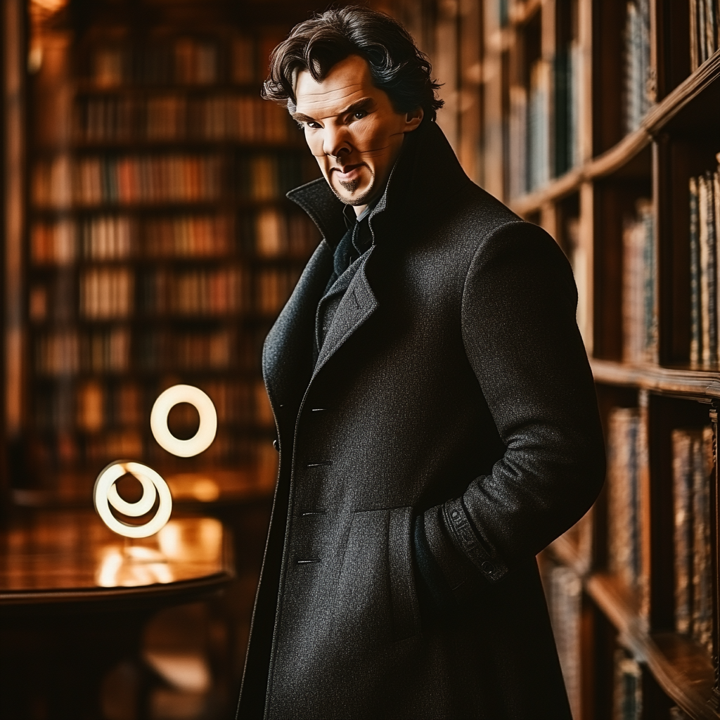 Benedict Cumberbatch Echoes Of The Mystic Mind Paint by numbers art