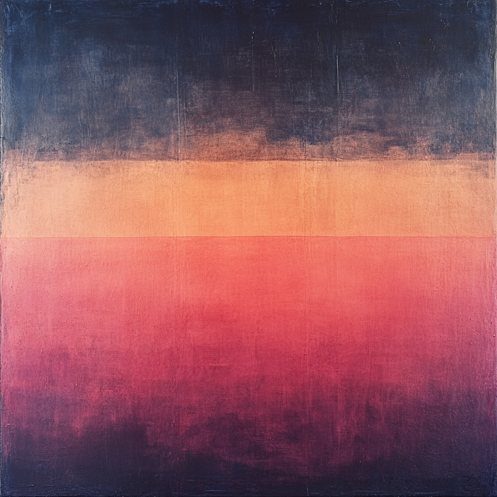Rothko Inspired Twilight Field paint by number