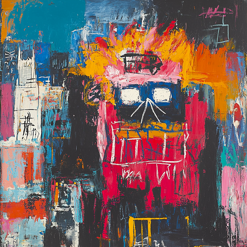 Jean-Michel Basquiat Inspired Reflections Of Identity Paint By Numbers