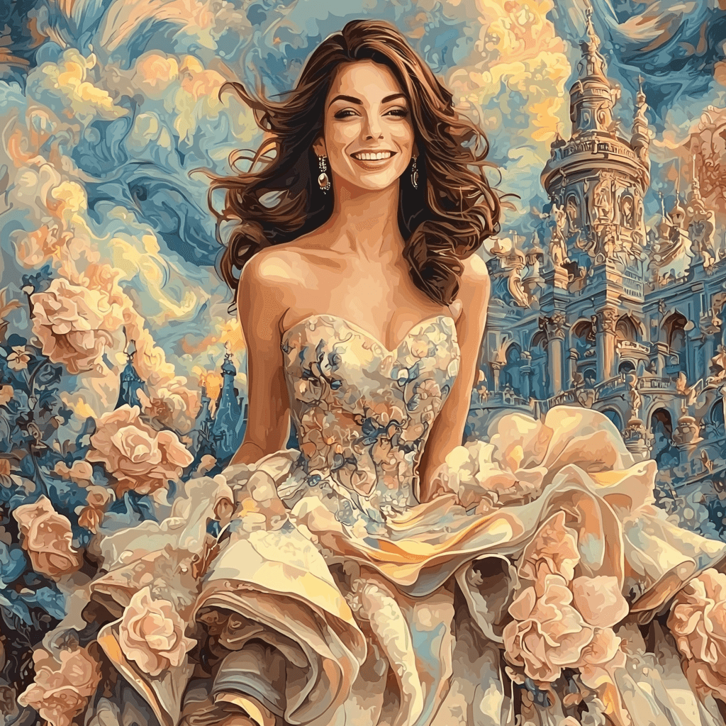 Anne Hathaway: The Enchanting Essence Of Mia Thermopolis Painting Number Kit