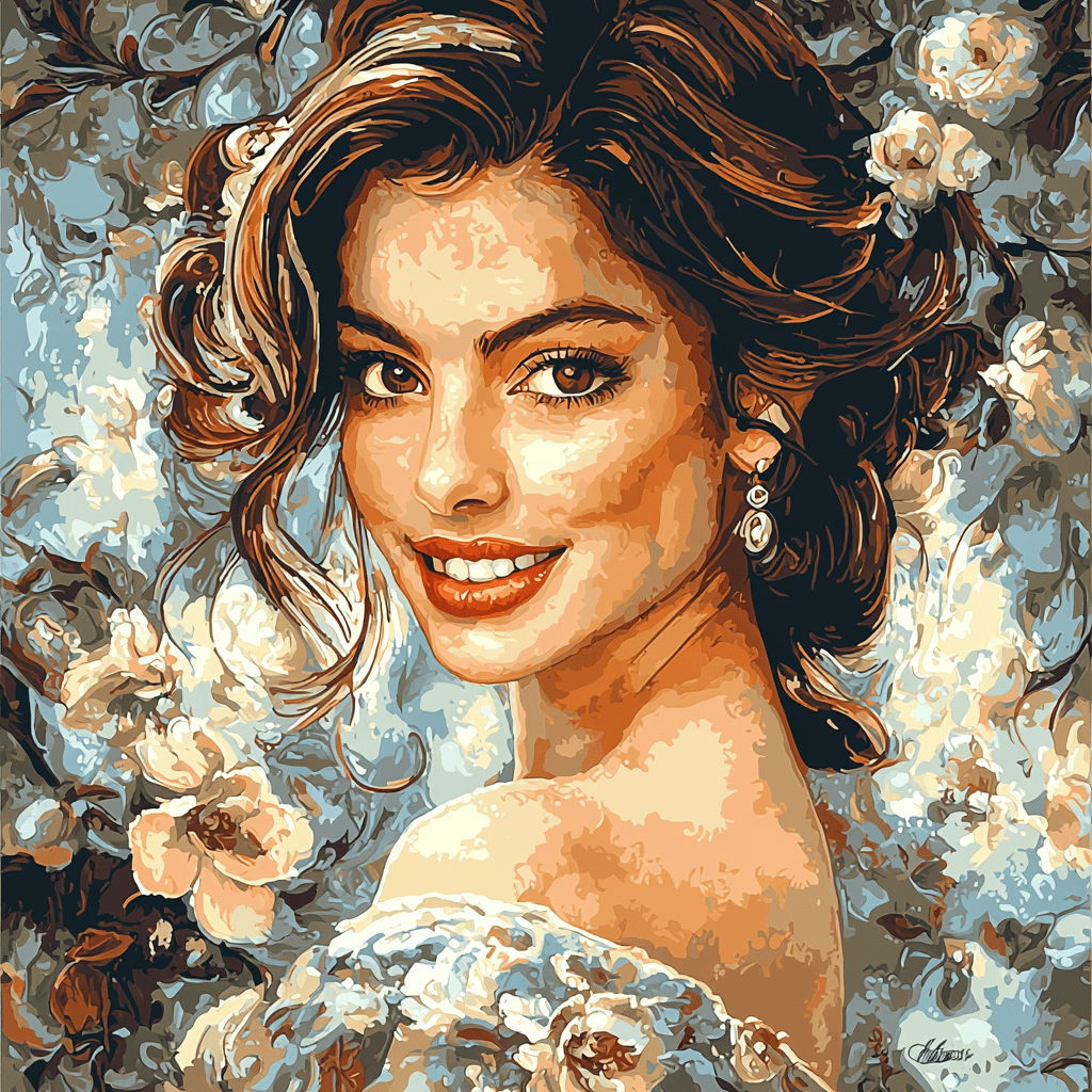 Anne Hathaway: The Enchanted Journey From Princess To Queen DIY Paint By Numbers