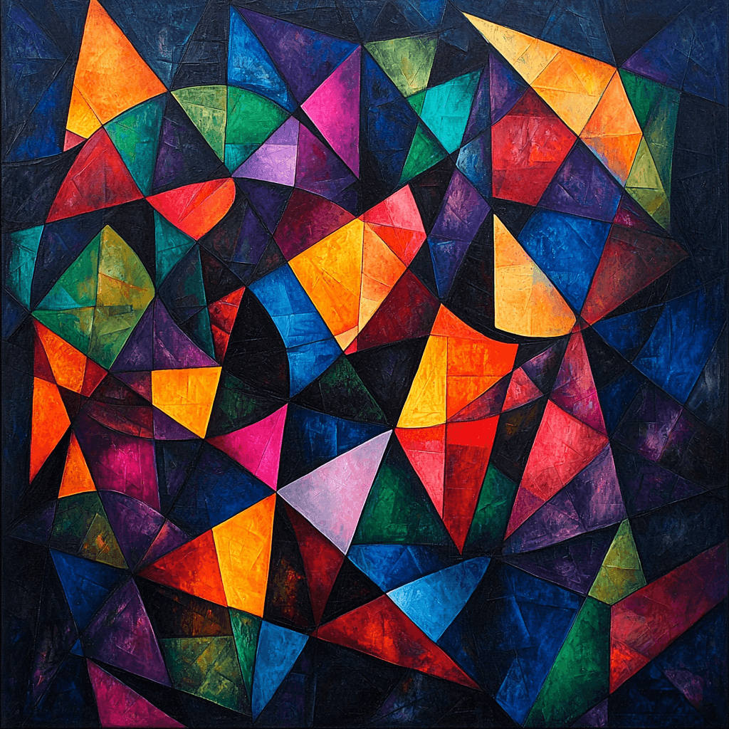 Kazimir Malevich Inspired Reflections On Abstraction Painting By Numbers Kit