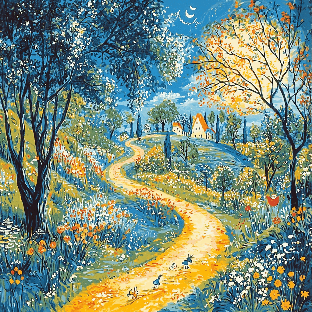 Maurice Sendak Inspired Whimsical Children's World Painting By Numbers Kit