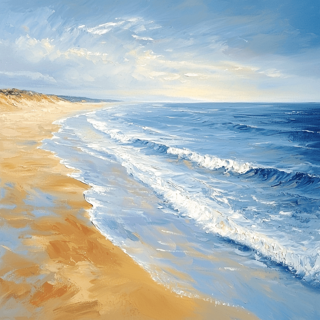 Pierre-Auguste Renoir Inspired Impressionist Beach Escape - DIY Painting By Numbers Kit