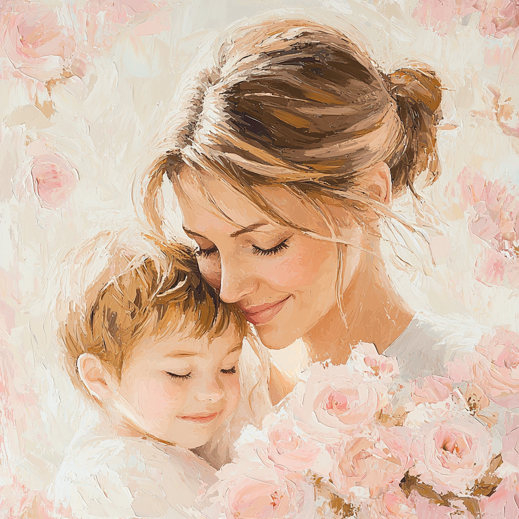 Mom's Heartfelt Hug Paint By Numbers Kits
