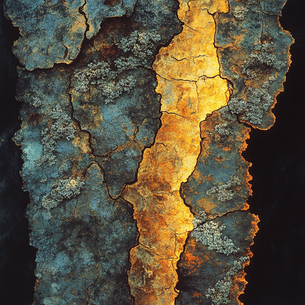 Caravaggio Inspired Mysterious Golden Light On Bark DIY paint by numbers