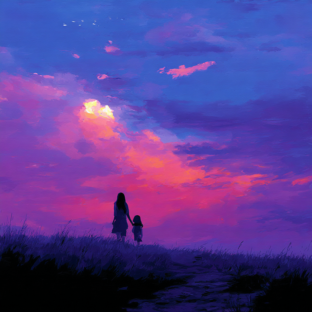 Harmonious Evening With Mom Numbered Painting Kits